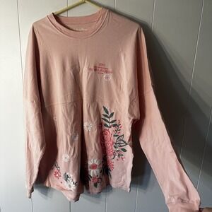 Disney Parks 2019 Epcot Flower Garden Party Minnie Pink Spirit Jersey Adult XL